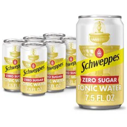 Schweppes Mini Diet Tonic Water 6 Pack