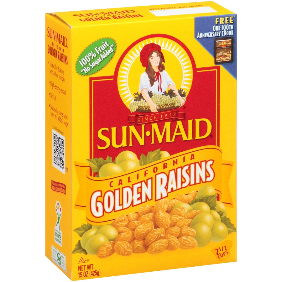 slide 2 of 3, Sun-Maid California Golden Raisins 15 oz, 15 oz