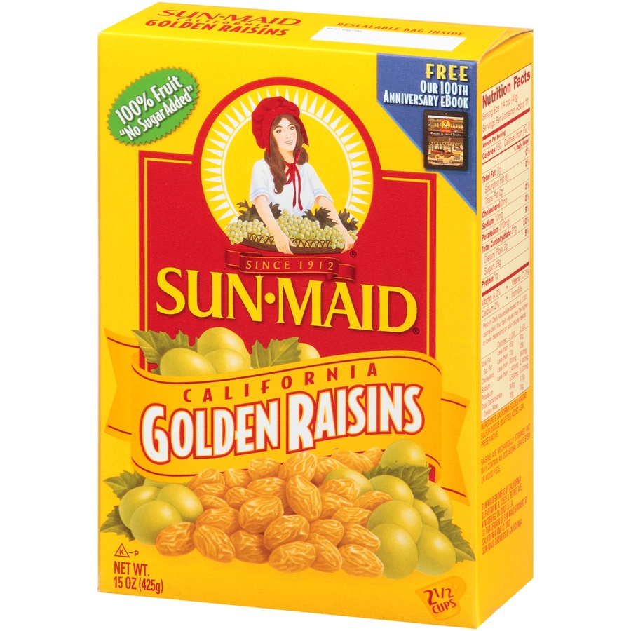 slide 3 of 3, Sun-Maid California Golden Raisins 15 oz, 15 oz