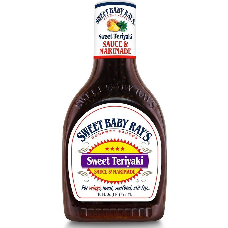 slide 1 of 3, Sweet Baby Ray's Sweet Teriyaki Marinade & Wing Sauce - 16oz, 16 oz