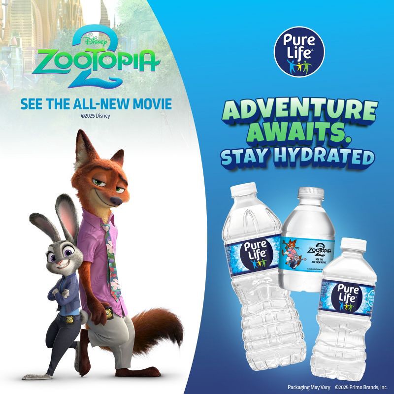 slide 5 of 9, Pure Life Purified Water - 28pk/16.9 fl oz Bottles, 28 ct, 16.9 fl oz