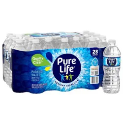 Pure Life Purified Water - 28pk/16.9 fl oz Bottles
