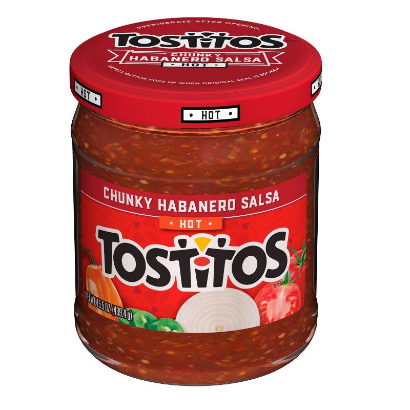 slide 2 of 10, Tostitos Chunky Habanero Hot Salsa Dip - 15.5oz, 15.5 oz
