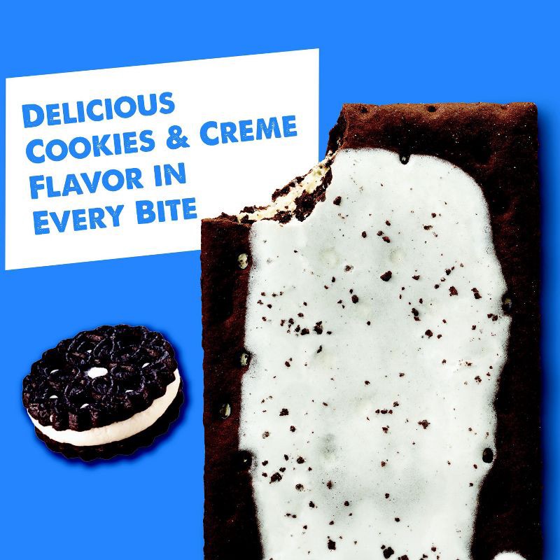 slide 3 of 10, Pop-Tarts Frosted Cookies & Cream Pastries - 8ct/13.5oz, 8 ct; 13.5 oz