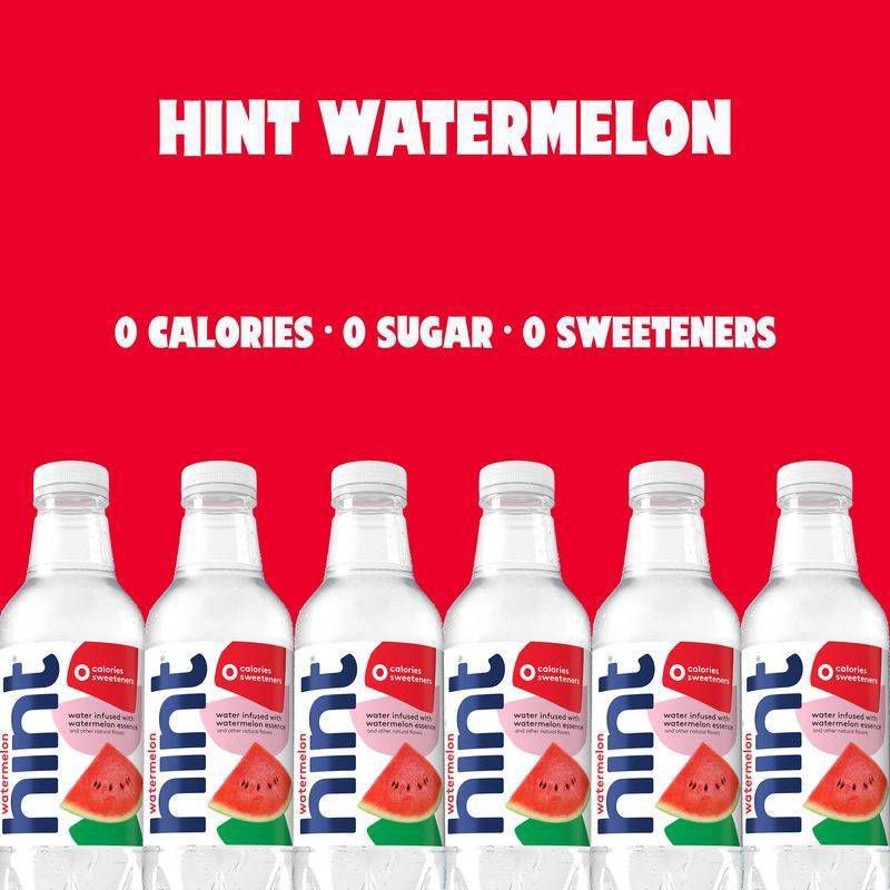 slide 4 of 8, hint Watermelon Flavored Water - 16 fl oz Bottle, 16 fl oz