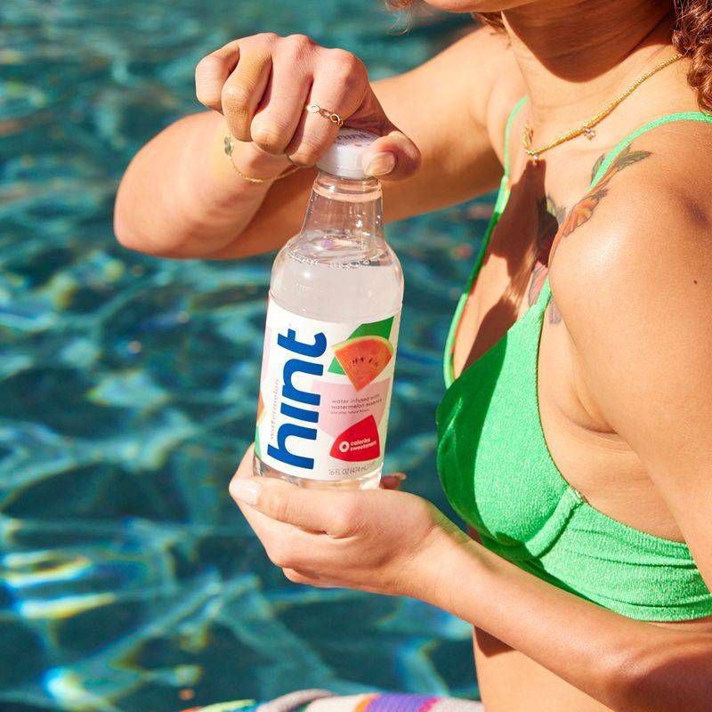 slide 5 of 8, hint Watermelon Flavored Water - 16 fl oz Bottle, 16 fl oz