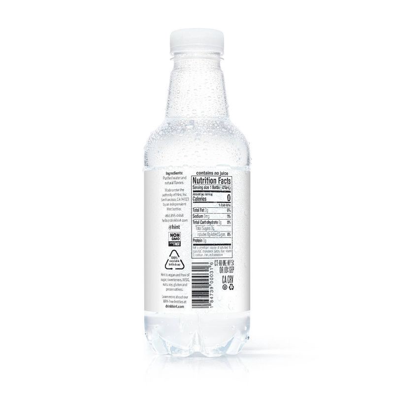 slide 2 of 8, hint Crisp Apple Flavored Water - 16 fl oz Bottle, 16 fl oz