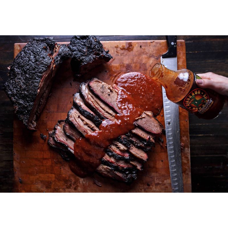 slide 2 of 3, Dinosaur Bar-B-Que Dinosaur Original Sensuous Slathering Barbeque Sauce - 19oz, 19 oz