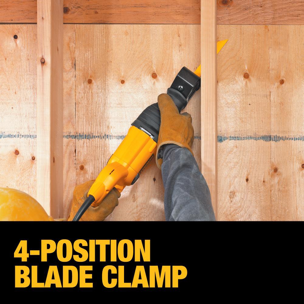 slide 4 of 6, DEWALT 10 -Amp Variable Speed Reciprocating Saw ( ), 1 ct