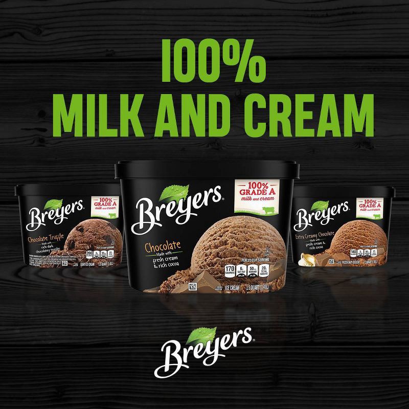 slide 5 of 9, Breyers Ice Cream Breyers Chocolate Peanut Butter Ice Cream - 48oz, 48 oz