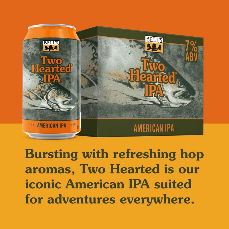 slide 5 of 6, Bell's Brewery Bell's Two Hearted Ale IPA Beer - 12pk/12 fl oz Cans, 12 ct; 12 fl oz