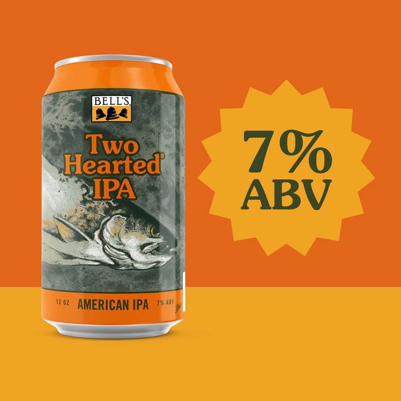 slide 6 of 8, Bell's Brewery Bell's Two Hearted IPA Beer - 12pk/12 fl oz Cans, 12 ct; 12 fl oz