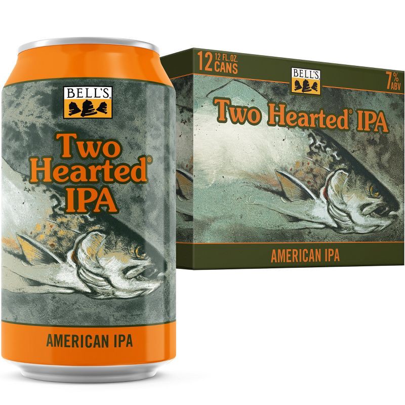 slide 1 of 8, Bell's Brewery Bell's Two Hearted IPA Beer - 12pk/12 fl oz Cans, 12 ct; 12 fl oz