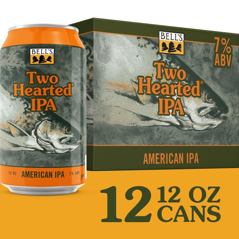 slide 7 of 8, Bell's Brewery Bell's Two Hearted IPA Beer - 12pk/12 fl oz Cans, 12 ct; 12 fl oz