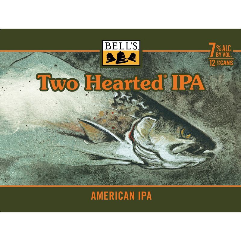 slide 8 of 8, Bell's Brewery Bell's Two Hearted IPA Beer - 12pk/12 fl oz Cans, 12 ct; 12 fl oz