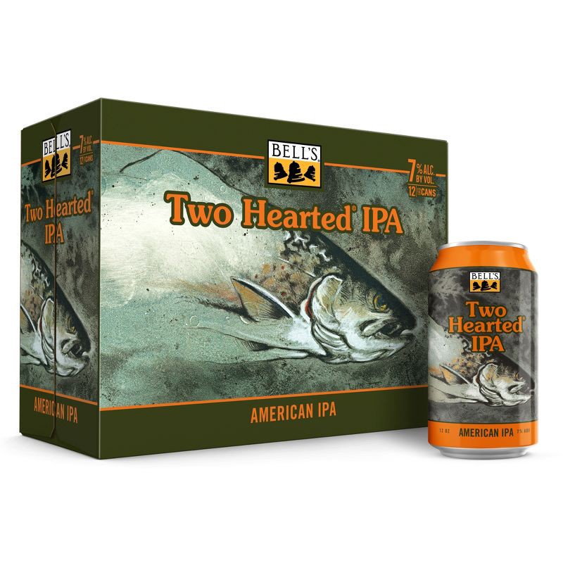 slide 1 of 7, Bell's Brewery Bell's Two Hearted Ale IPA Beer - 12pk/12 fl oz Cans, 12 ct; 12 fl oz