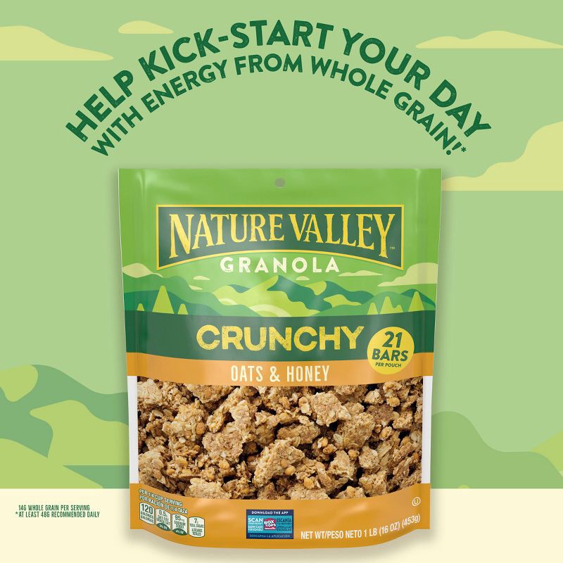 slide 5 of 10, Nature Valley Oats 'N Honey Granola Crunch - 16oz, 16 oz