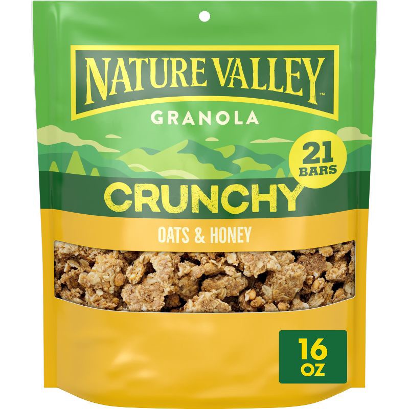 slide 1 of 10, Nature Valley Oats 'N Honey Granola Crunch - 16oz, 16 oz