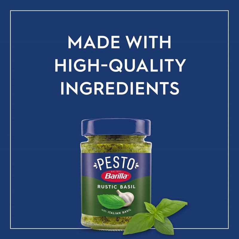 slide 5 of 7, Barilla Rustic Basil Pesto Sauce - 6.5oz, 6.5 oz