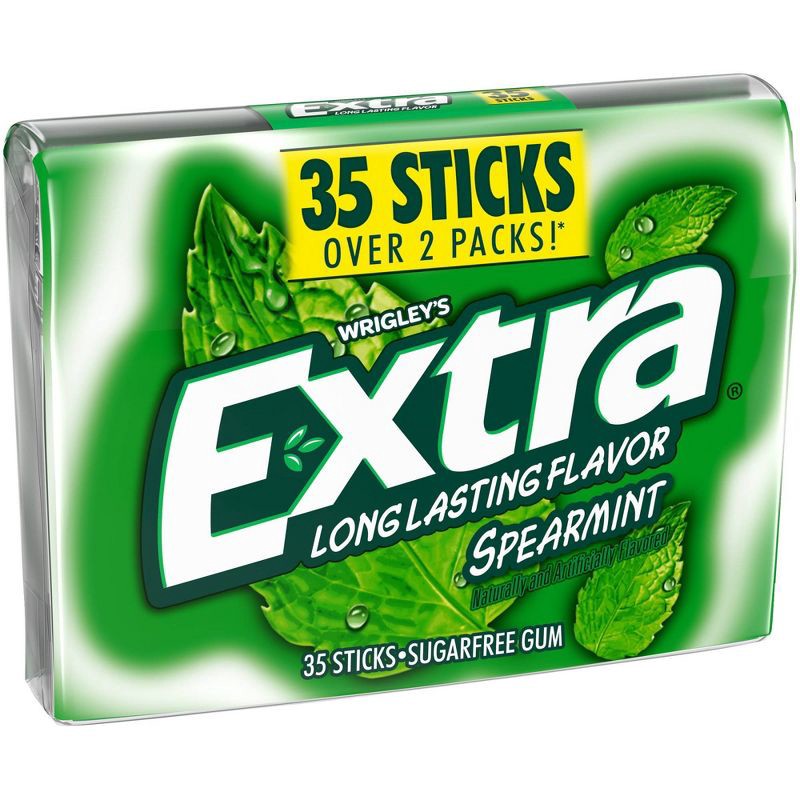 slide 2 of 9, Extra Spearmint Sugar Free Chewing Gum - 35ct, 35 ct