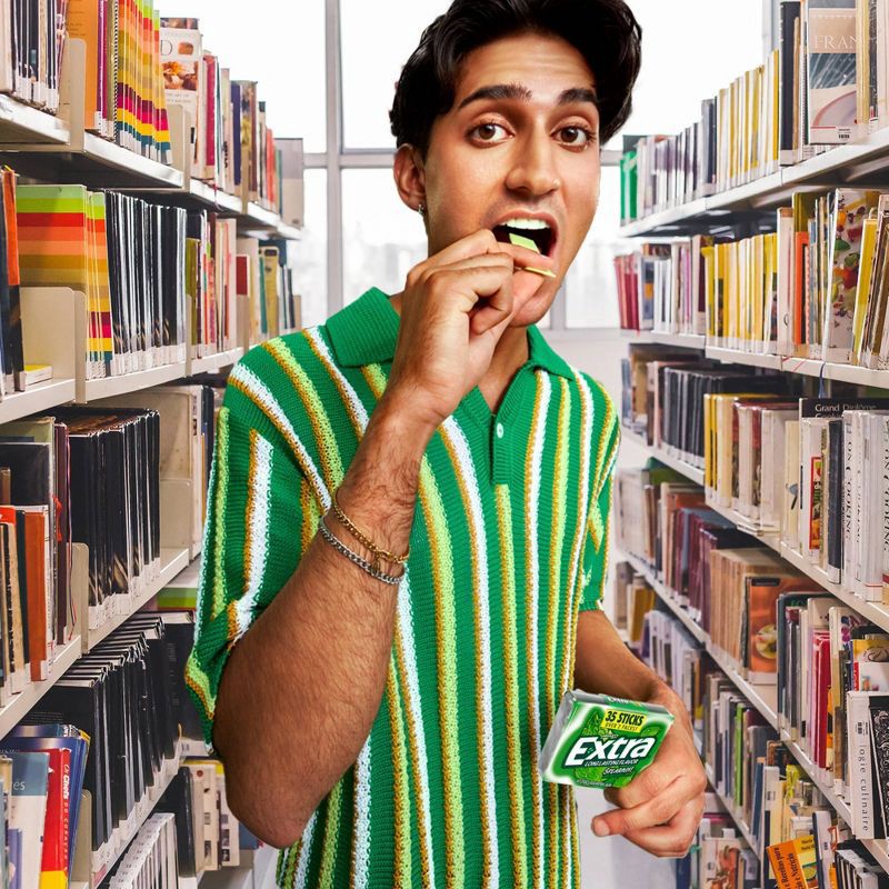 slide 6 of 10, Extra Sugar-Free Spearmint Sugar Free Chewing Gum - 35ct, 35 ct