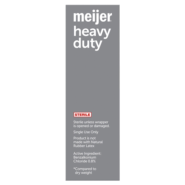 slide 12 of 25, Meijer Heavy Duty Adhesive Bandages, Antibacterial, 20 ct