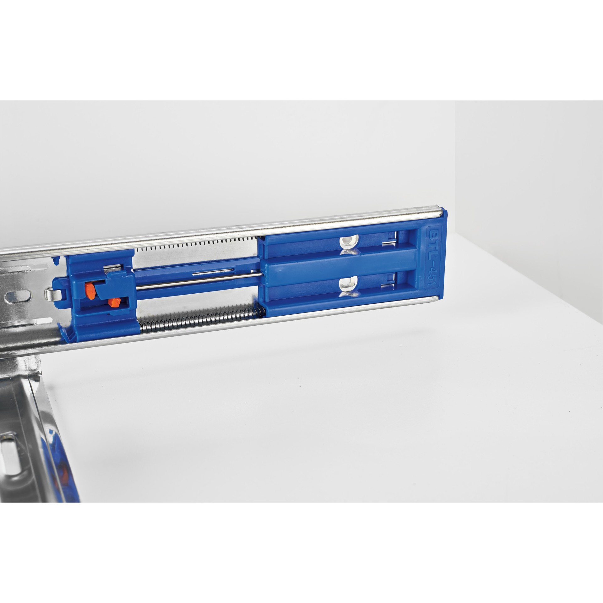 slide 4 of 6, Rev-A-Shelf Single-Tier Pull-Out Baskets 14.5-in W x 6-in H x 22-in D 1 -Tier Cabinet-mount Chrome Metal Soft Close Pull-out Sliding basket kit, 1 ct