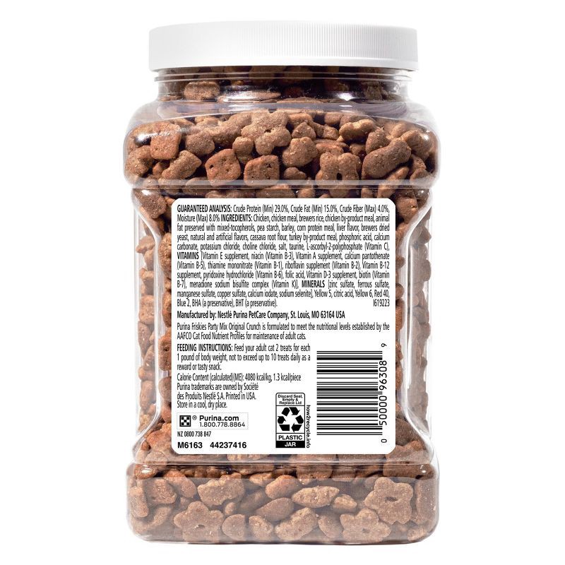 slide 2 of 11, Purina Friskies Party Mix Original Crunch Chicken Cat Treats - 20oz, 20 oz
