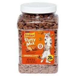 Purina Friskies Party Mix Original Crunch Chicken Cat Treats - 20oz