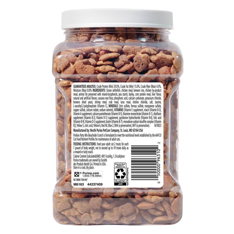 slide 2 of 11, Friskies Purina Beachside Crunch with Ocean Whitefish and Flavors of Shrimp, Crab and Tuna Flavor Cat Treats - 20oz, 20 oz
