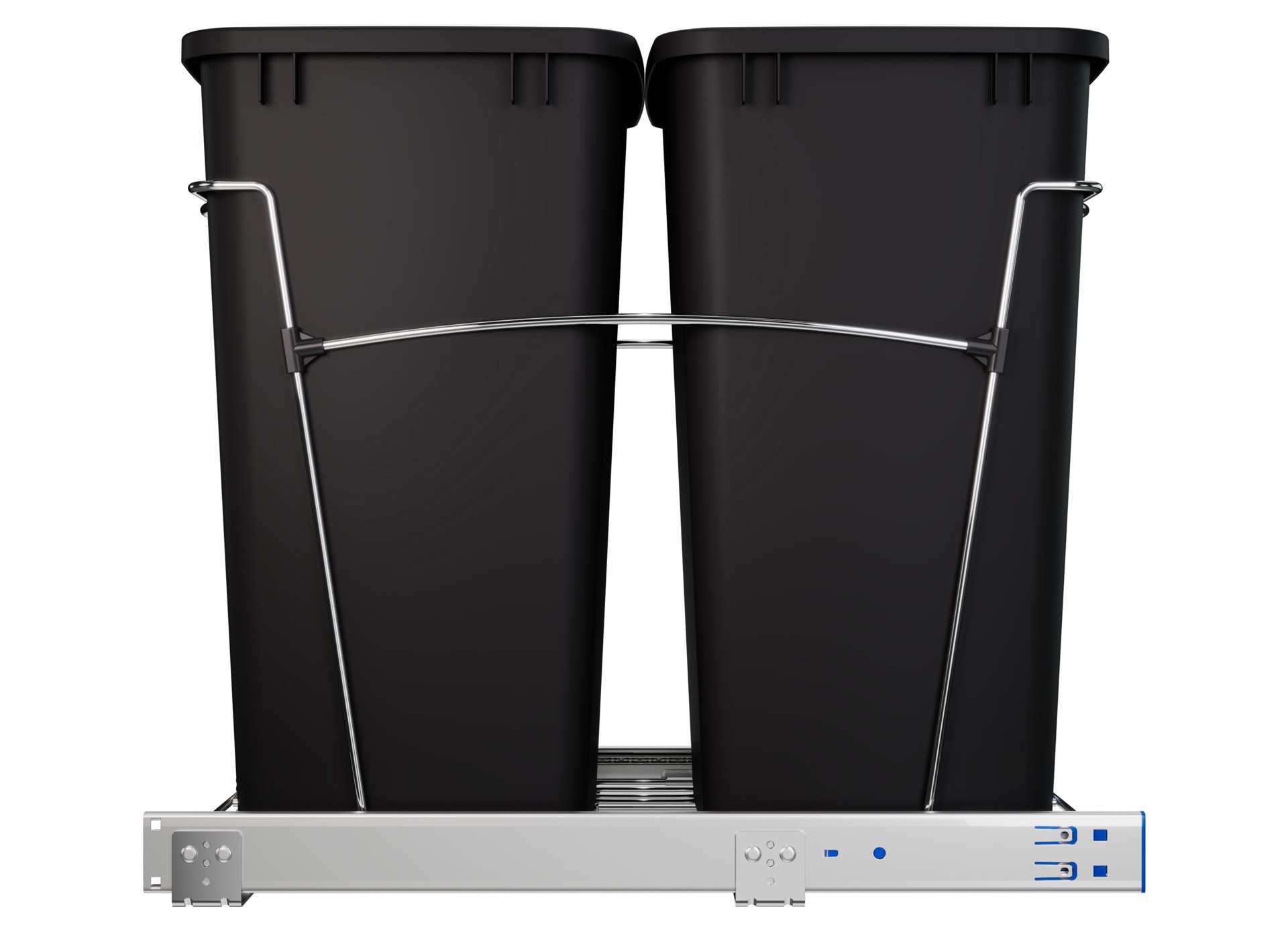 slide 3 of 6, Rev-A-Shelf 35.0-Quart Soft Close 2 Pull-out trash can, 1 ct