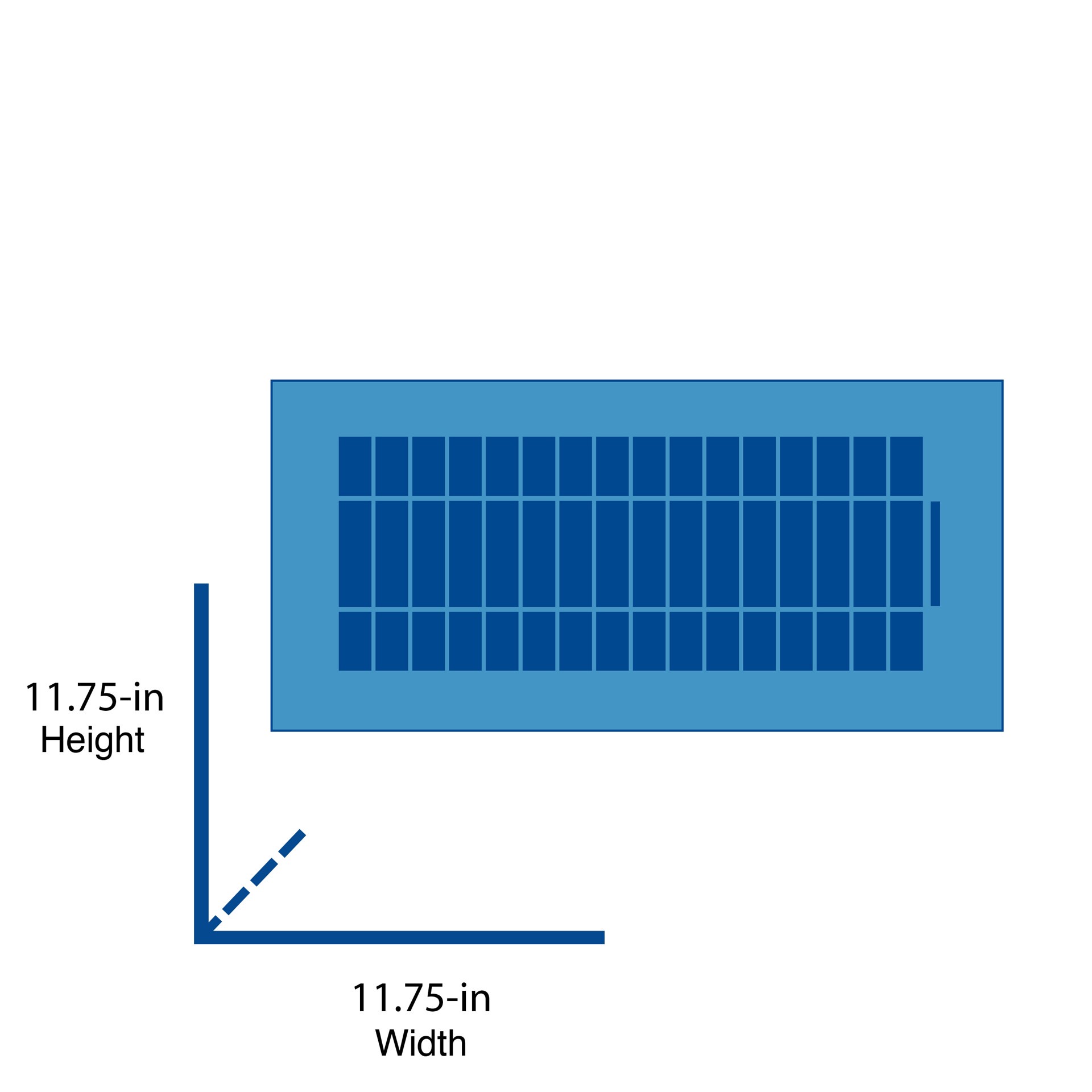 slide 4 of 4, RELIABILT 10-in x 10-in Steel White Sidewall/Ceiling Register, 1 ct