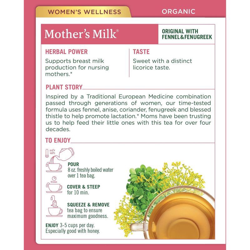 slide 2 of 5, Traditional Medicinals Mother's Milk Herbal Tea - 32ct, 32 ct