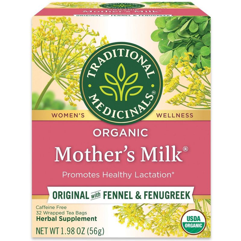 slide 1 of 5, Traditional Medicinals Mother's Milk Herbal Tea - 32ct, 32 ct