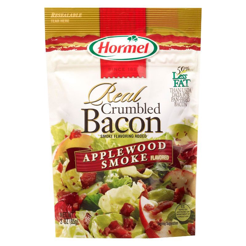 slide 1 of 9, Hormel Real Applewood Smoke-Flavored Crumbled Bacon - 3oz, 3 oz