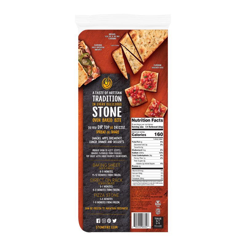 slide 2 of 8, Stonefire Artisan Flatbreads - 14.1oz/2ct, 14.1 oz, 2 ct