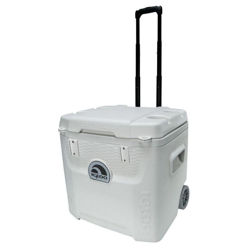 slide 2 of 4, Igloo Marine Ultra Quantum Roller Cooler - White (52 Quart), 52 qt