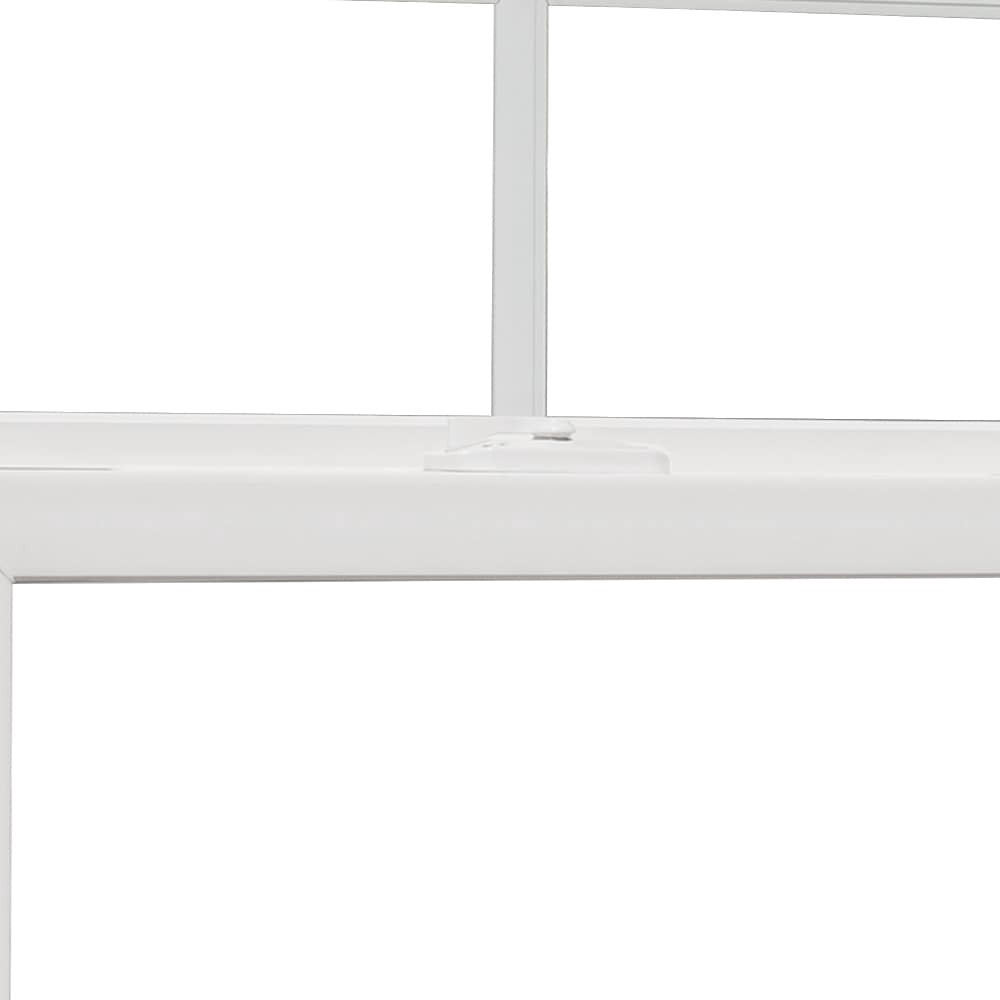 slide 2 of 6, RELIABILT 150 Series 35-1/2-in x 47-1/2-in White Exterior Vinyl New construction Single Hung Window Low-E Double Pane Glass (Half Screen Included), 1 ct