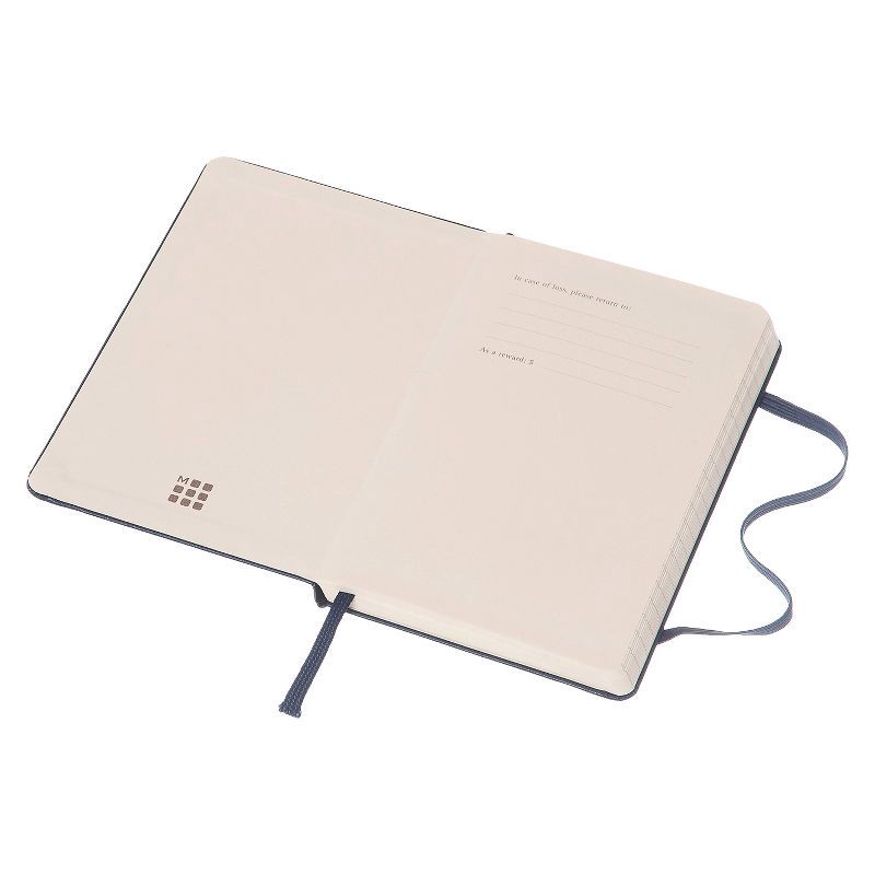 slide 2 of 6, Composition Notebook College Rule Blue - Moleskine: Pocket Journal, Hard Cover, Elastic Closure, 192 Pages,, 1 ct