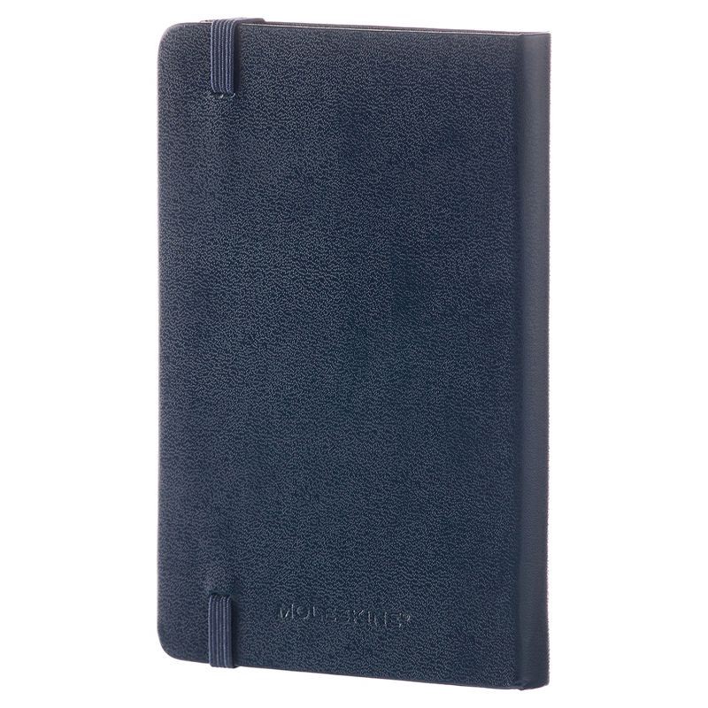 slide 6 of 6, Composition Notebook College Rule Blue - Moleskine: Pocket Journal, Hard Cover, Elastic Closure, 192 Pages,, 1 ct