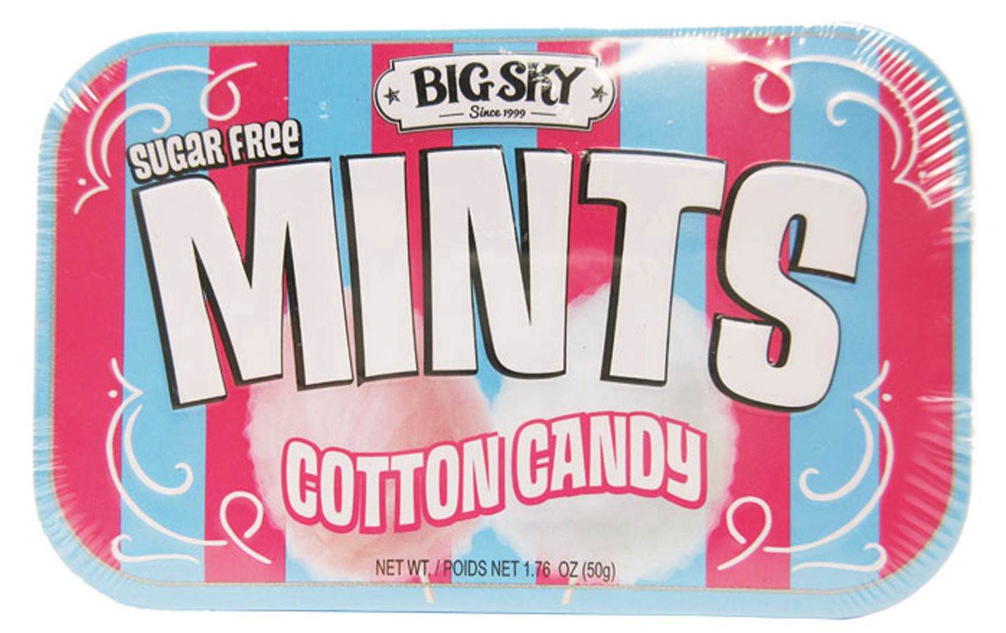 slide 1 of 1, Big Sky Sugar Free Cotton Candy Mints, 1.76 oz