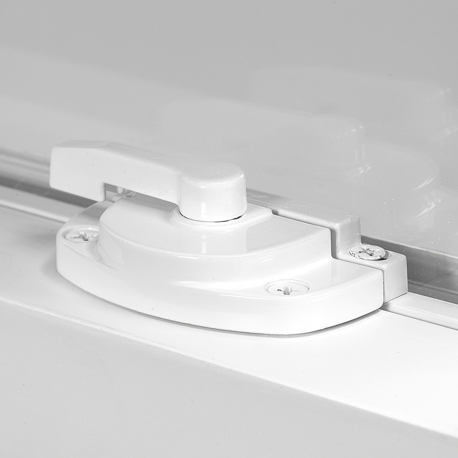 slide 5 of 6, RELIABILT 3201 Series 27-3/4-in x 53-3/4-in White Exterior White Interior Vinyl Replacement Double Hung Window Low-E argon Double Pane Glass with Grids (Half Screen Included), 1 ct