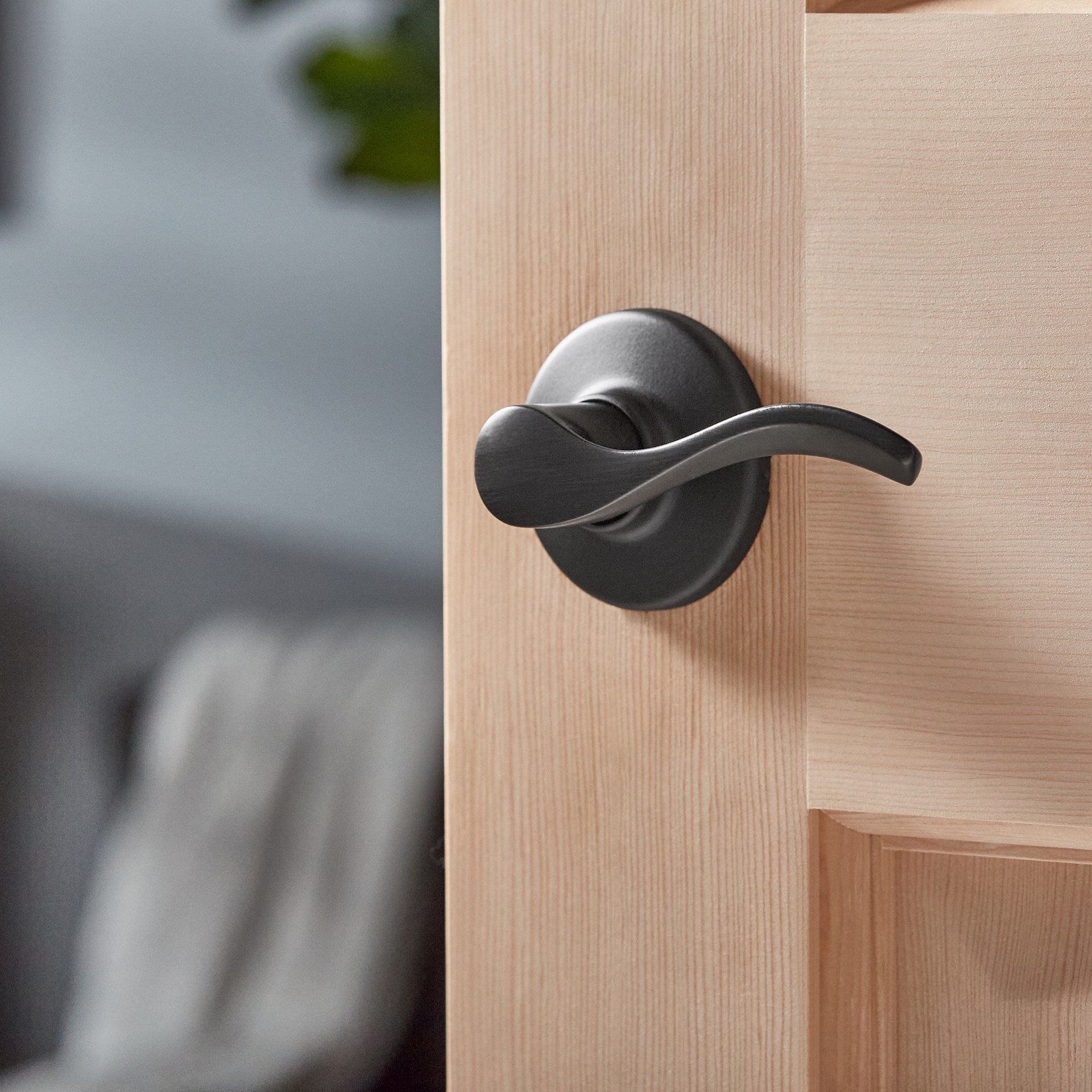 slide 2 of 6, Kwikset Balboa Venetian bronze Interior or Exterior Hall/Closet Passage Door Handle, 1 ct