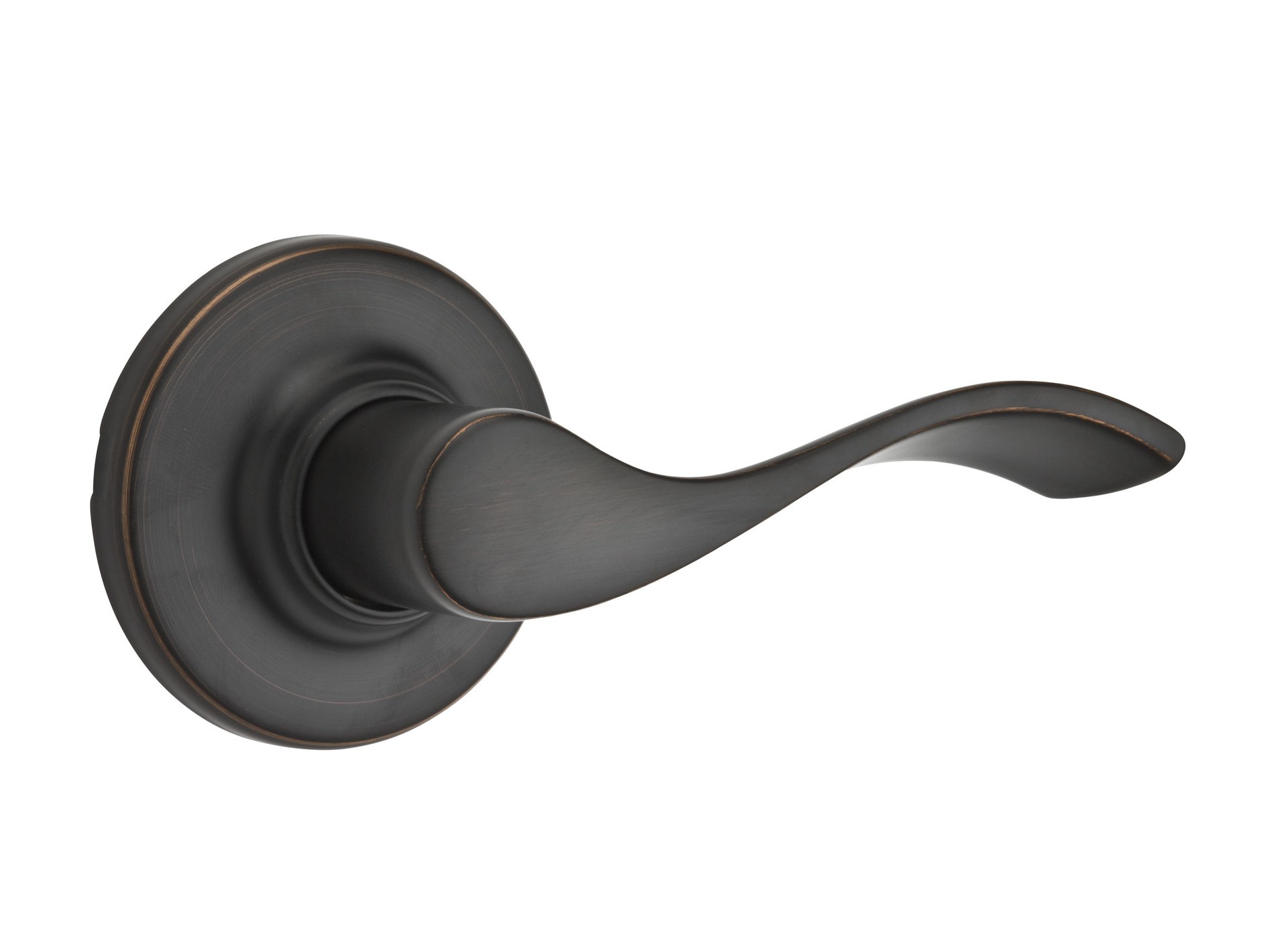 slide 1 of 6, Kwikset Balboa Venetian bronze Interior or Exterior Hall/Closet Passage Door Handle, 1 ct