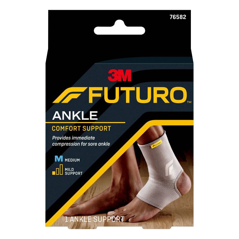 slide 4 of 6, FUTURO Comfort Ankle Support, Medium, 1 ct