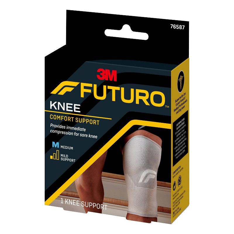 slide 4 of 8, FUTURO Comfort Knee Support, Medium, 1 ct