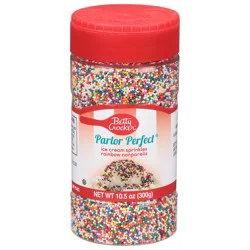 Betty Crocker Parlor Perfect Rainbow Nonpareils Ice Cream Sprinkles 10.5 oz