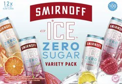 Smirnoff Ice Zero Sugar Variety Pack - 12 Pack 12 fl oz Cans