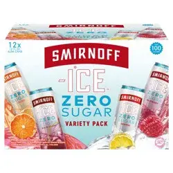 Smirnoff Ice Zero Sugar 12 Pack Variety Pack Beer 12 ea