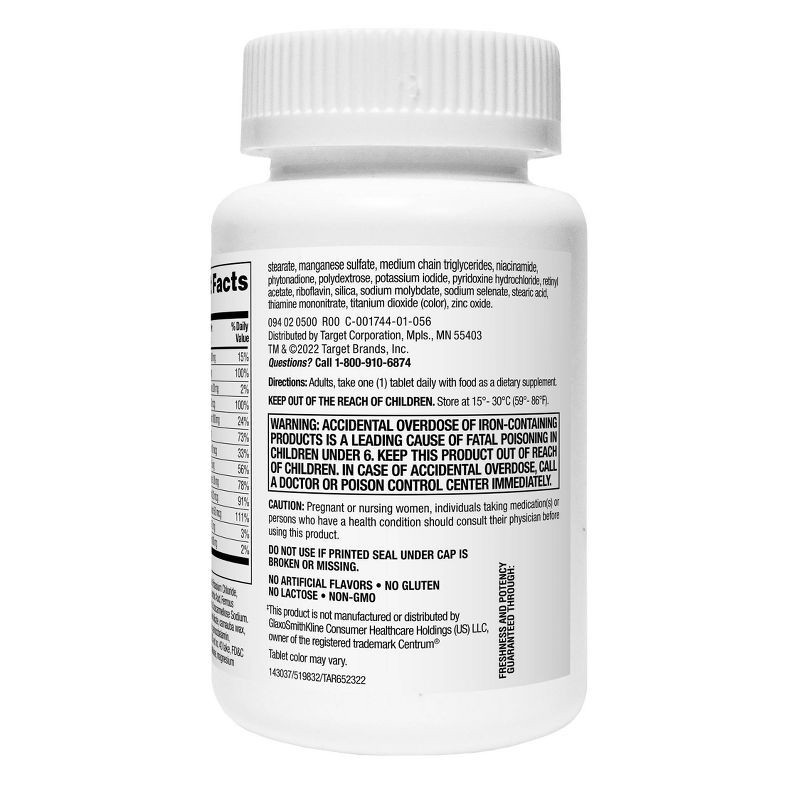 slide 3 of 4, Women's Under 50 Multivitamin Dietary Supplement Tablets - 120ct - up&up™, 120 ct